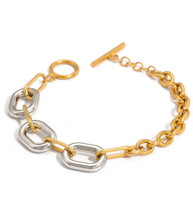 Golden Cubic Bracelet